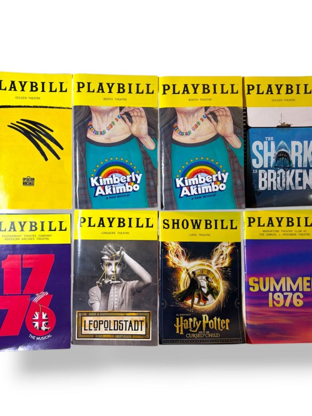 Broadway Off Broadway Musicals Playbills